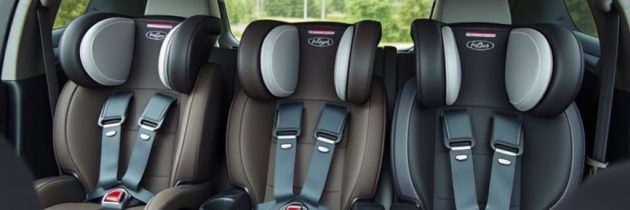 Trzy foteliki na tylnej kanapie: kiedy montaż obok siebie jest możliwy i na czym polegają ograniczenia (ISOFIX, pasy, szerokość)