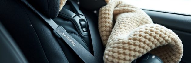 Dziecko w kurtce w foteliku: jak ograniczyć luz pasów i bezpiecznie je zapiąć zimą