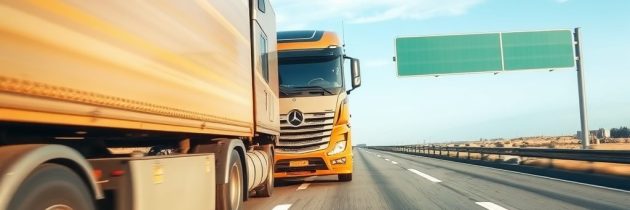 Jazda za ciężarówką – jak utrzymać bezpieczny odstęp i uniknąć utraty zasięgu oraz ryzyka kolizji